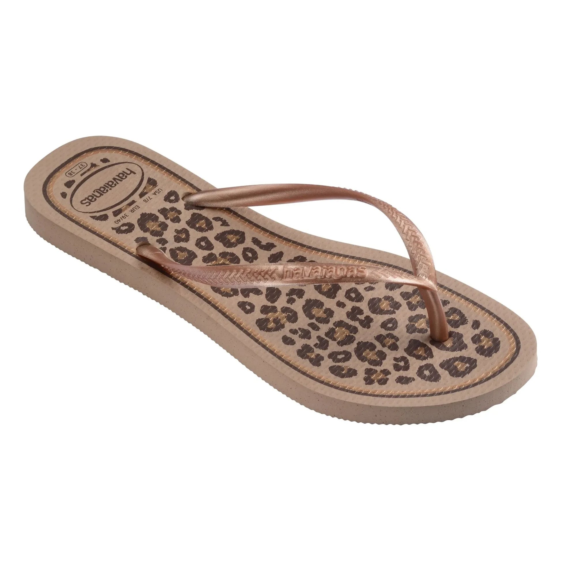 Havaianas - Slim Animals flip-flops | Pink Gold