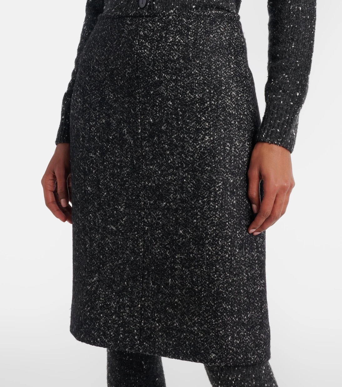 The Row - Malva wool midi skirt