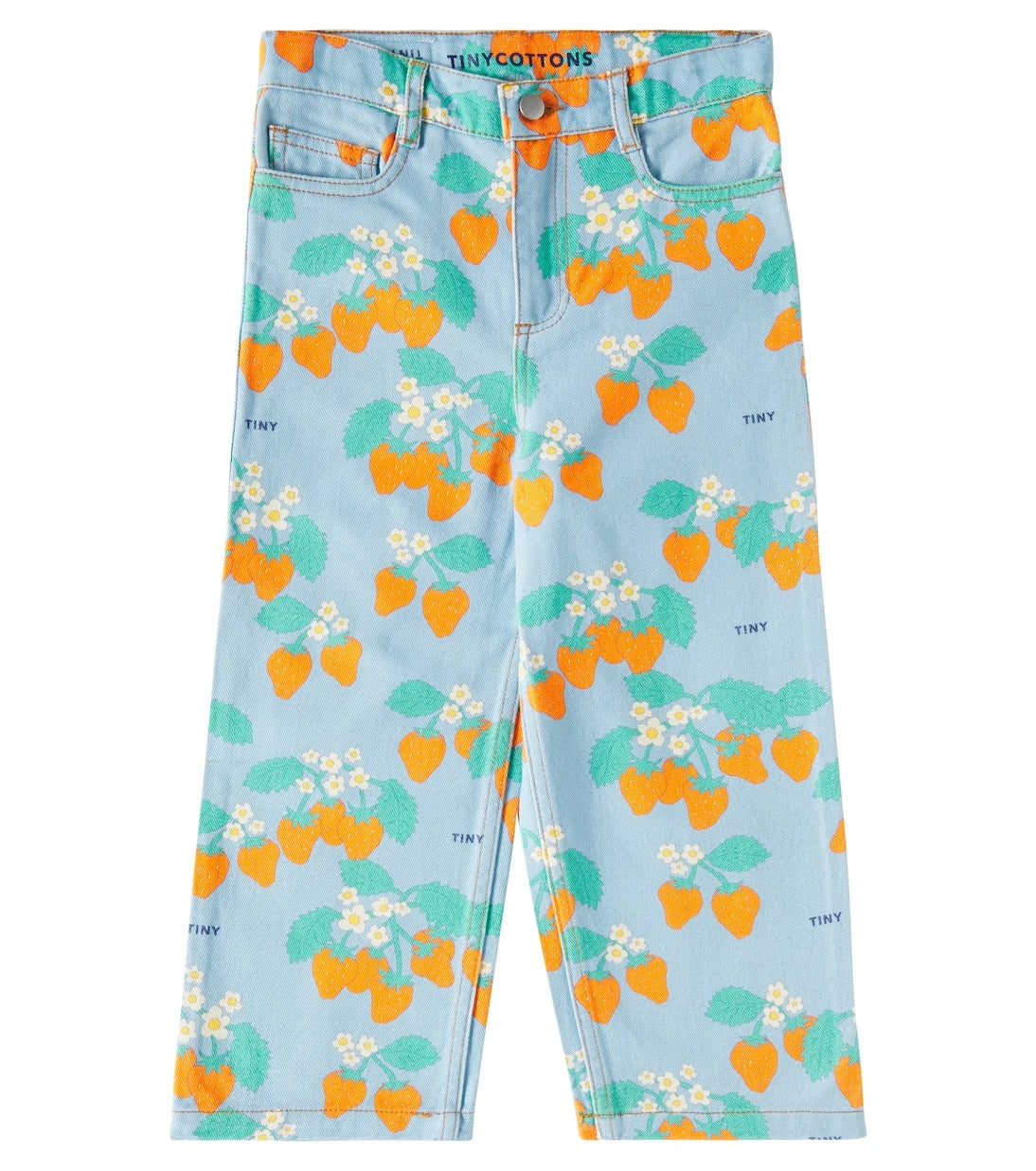 Tinycottons - Strawberries straight jeans