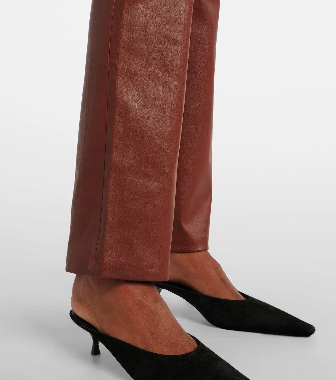 Stouls - JP Long leather flared pants