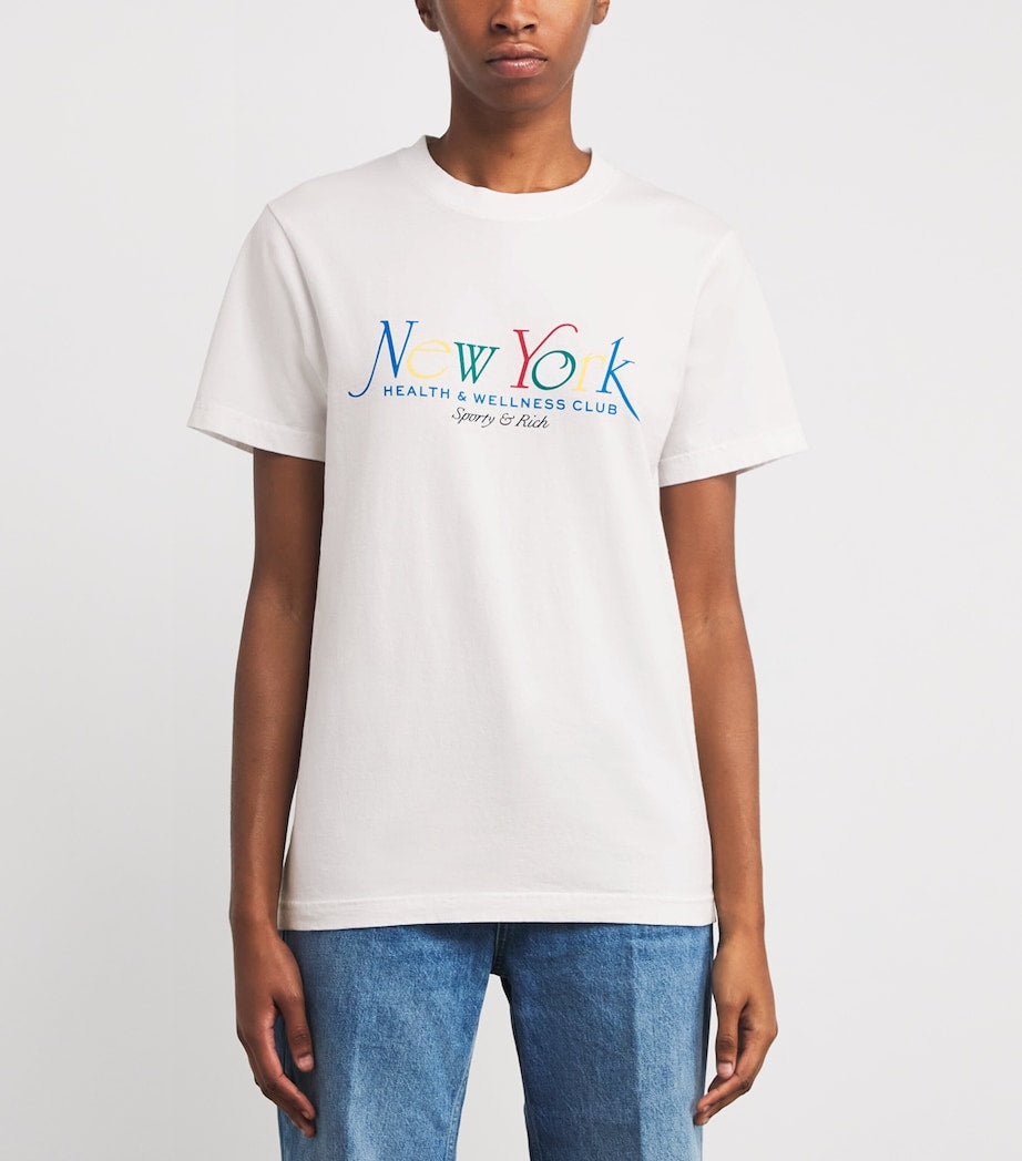 Sporty & Rich Multi Cotton NY 94 T-Shirt