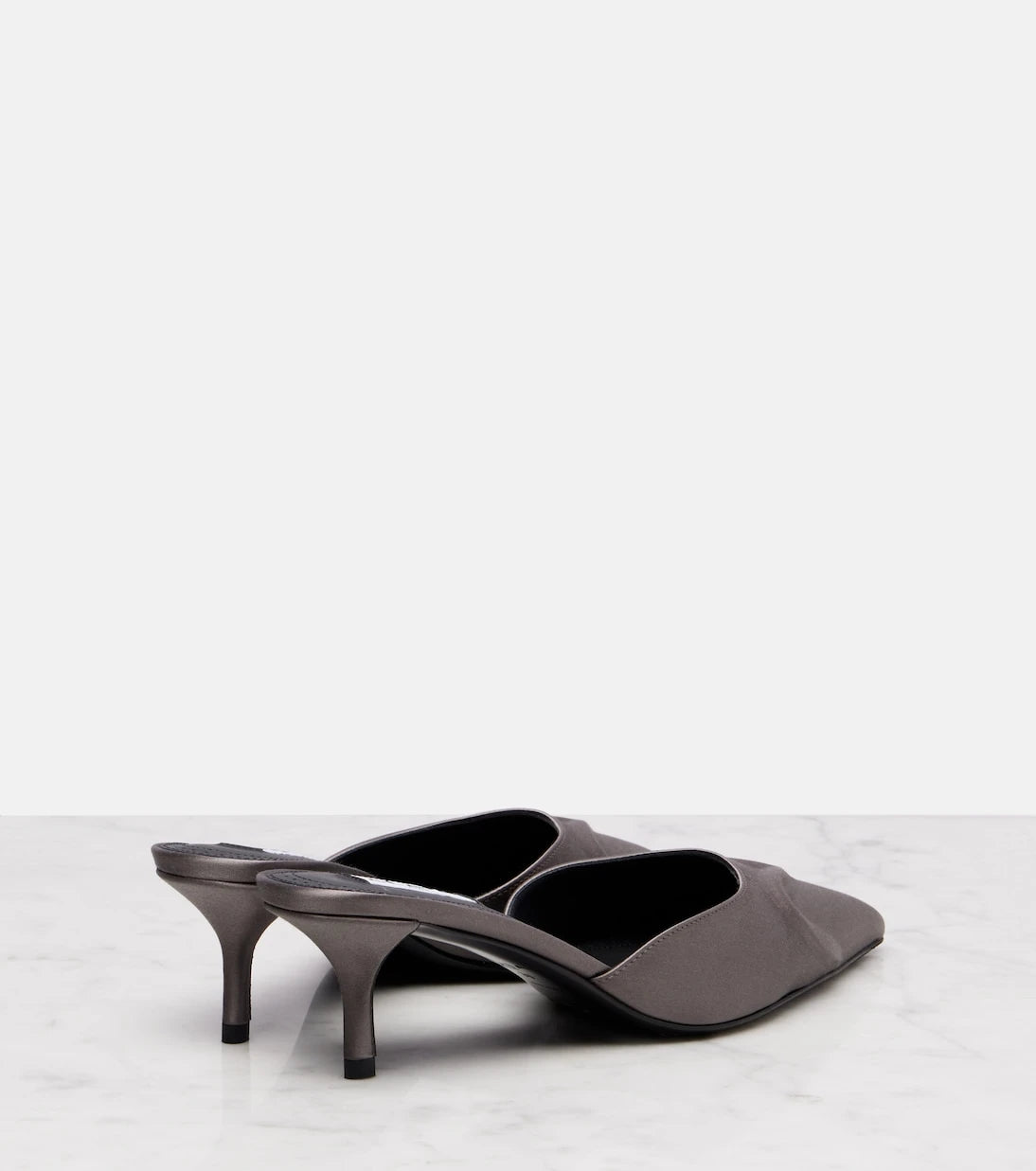 Alaïa - Le Cœur 3D 55 satin mules