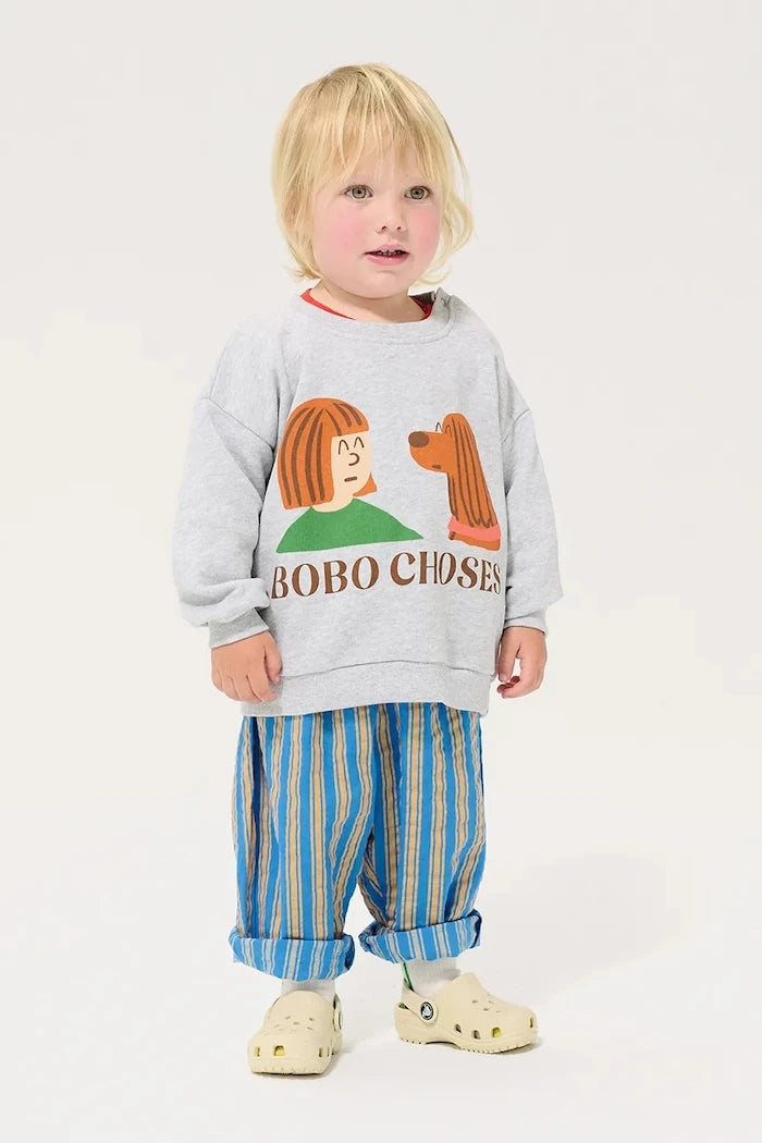 Bobo Choses Friends in a Pickle Bebek Pamuklu Sweatshirt