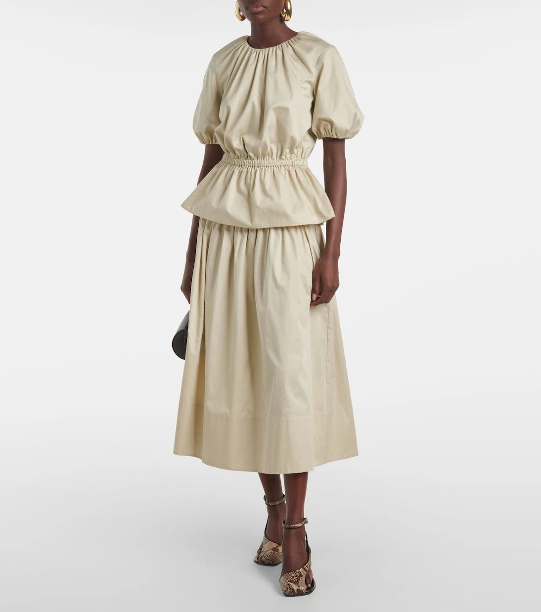 Joseph - Merlin peplum cotton blouse