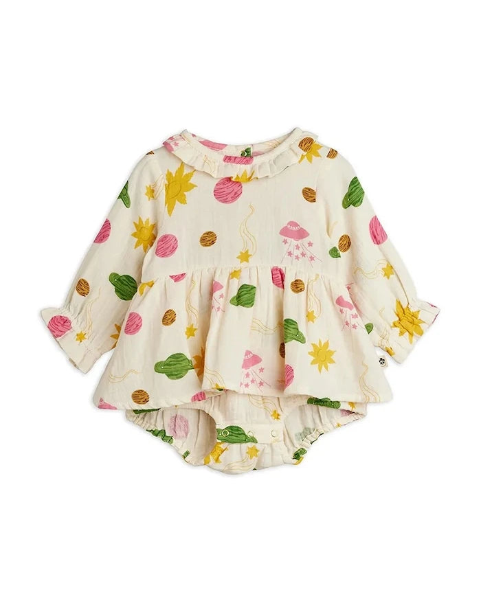 Mini Rodini Space Pamuk Bebek Body