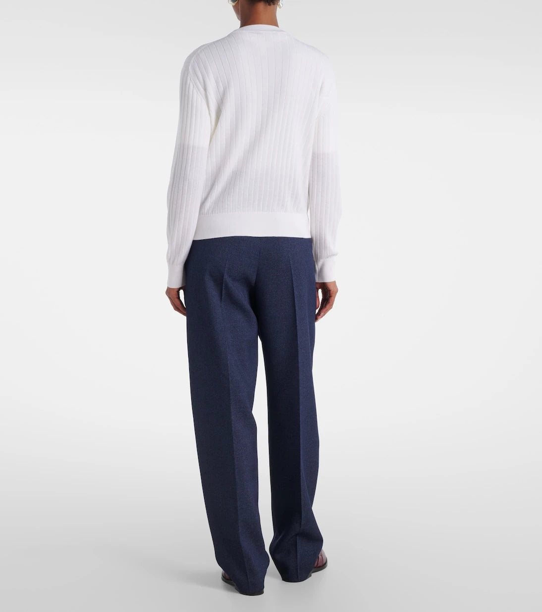 Bottega Veneta - سترة صوفية محبوكة مضلعة Knot