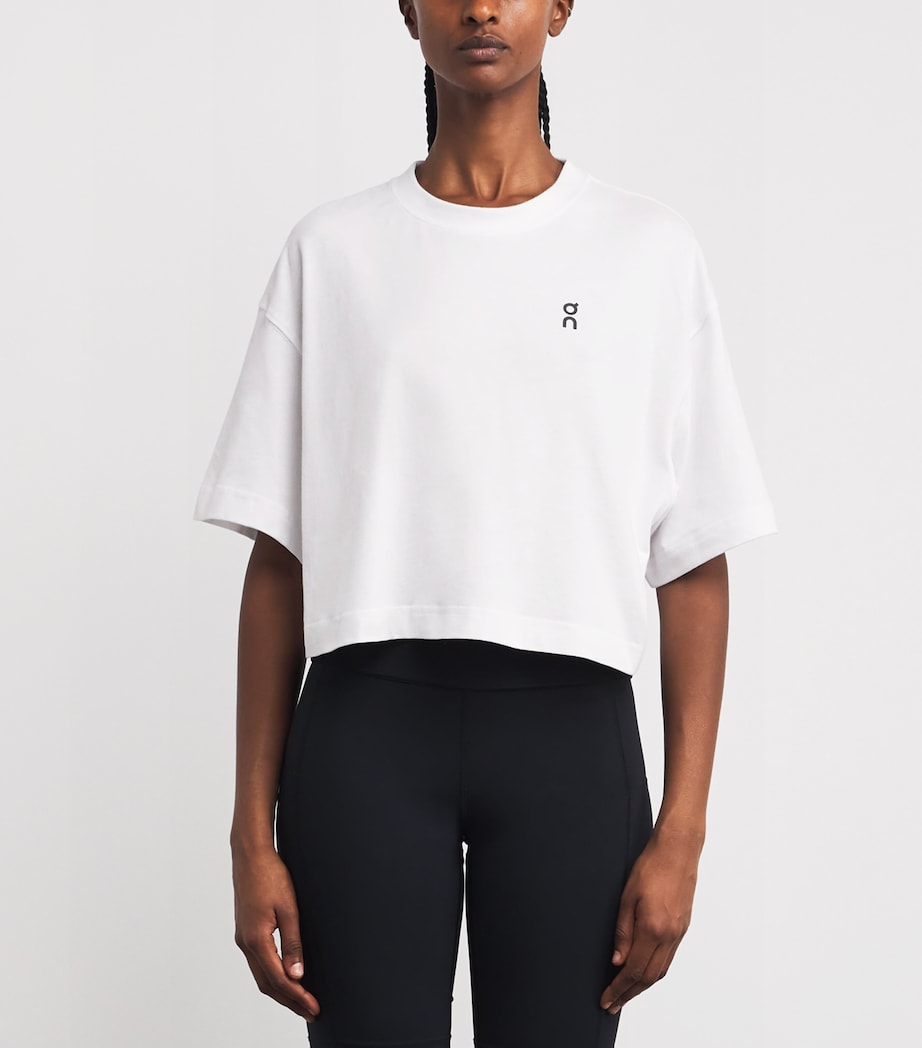 White Cotton Club Boxy T-Shirt