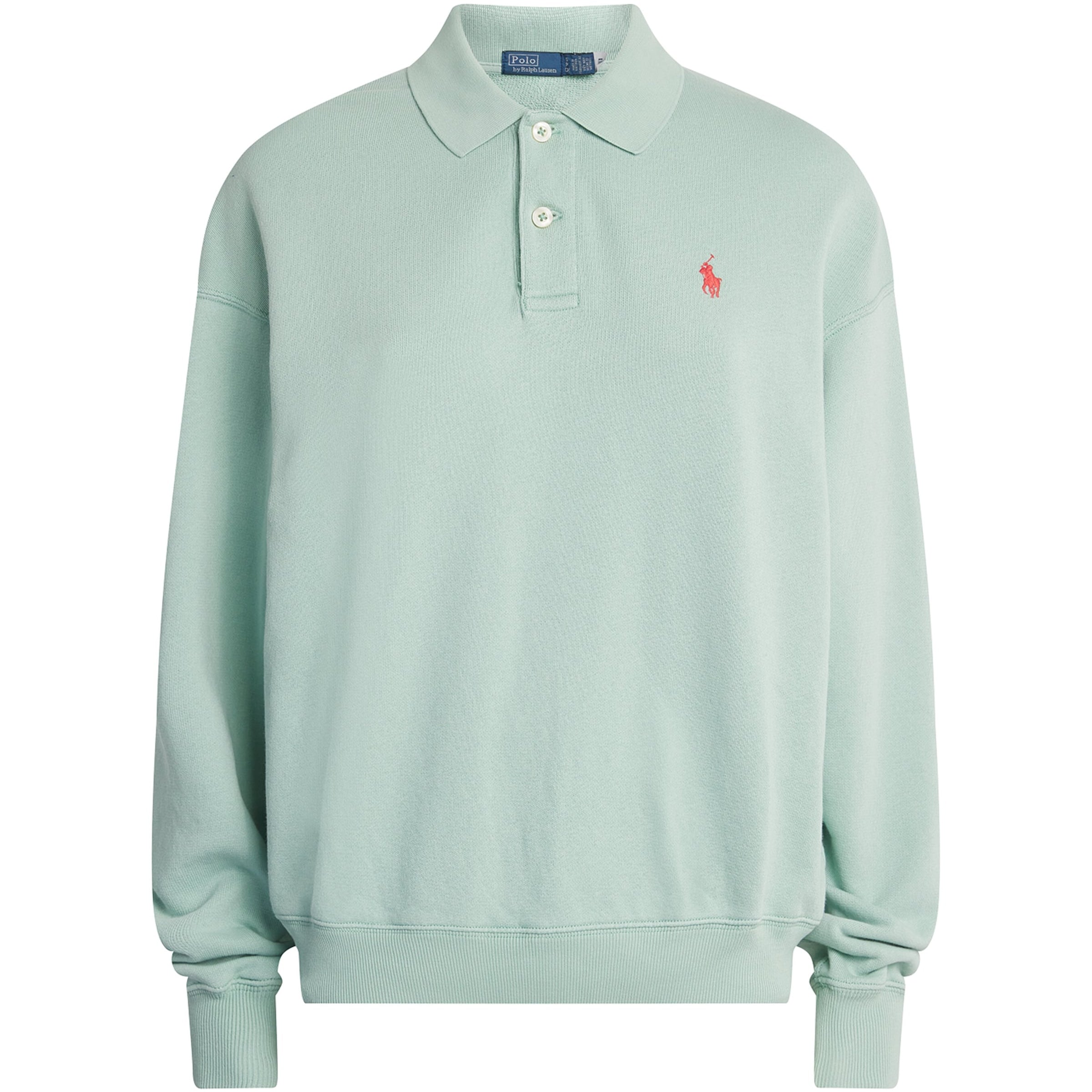 Fleece Polo Sweatshirt