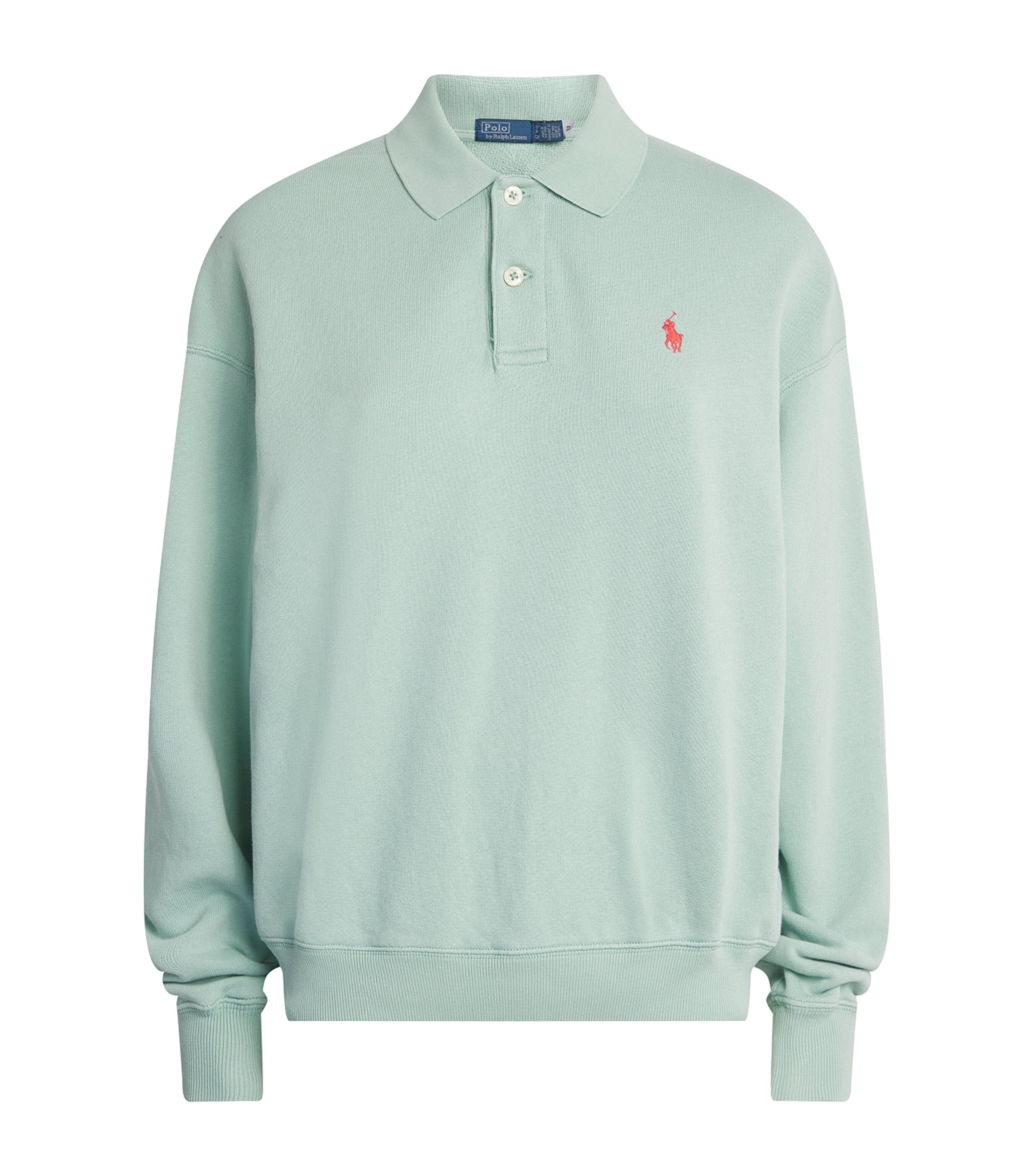 Fleece Polo Sweatshirt