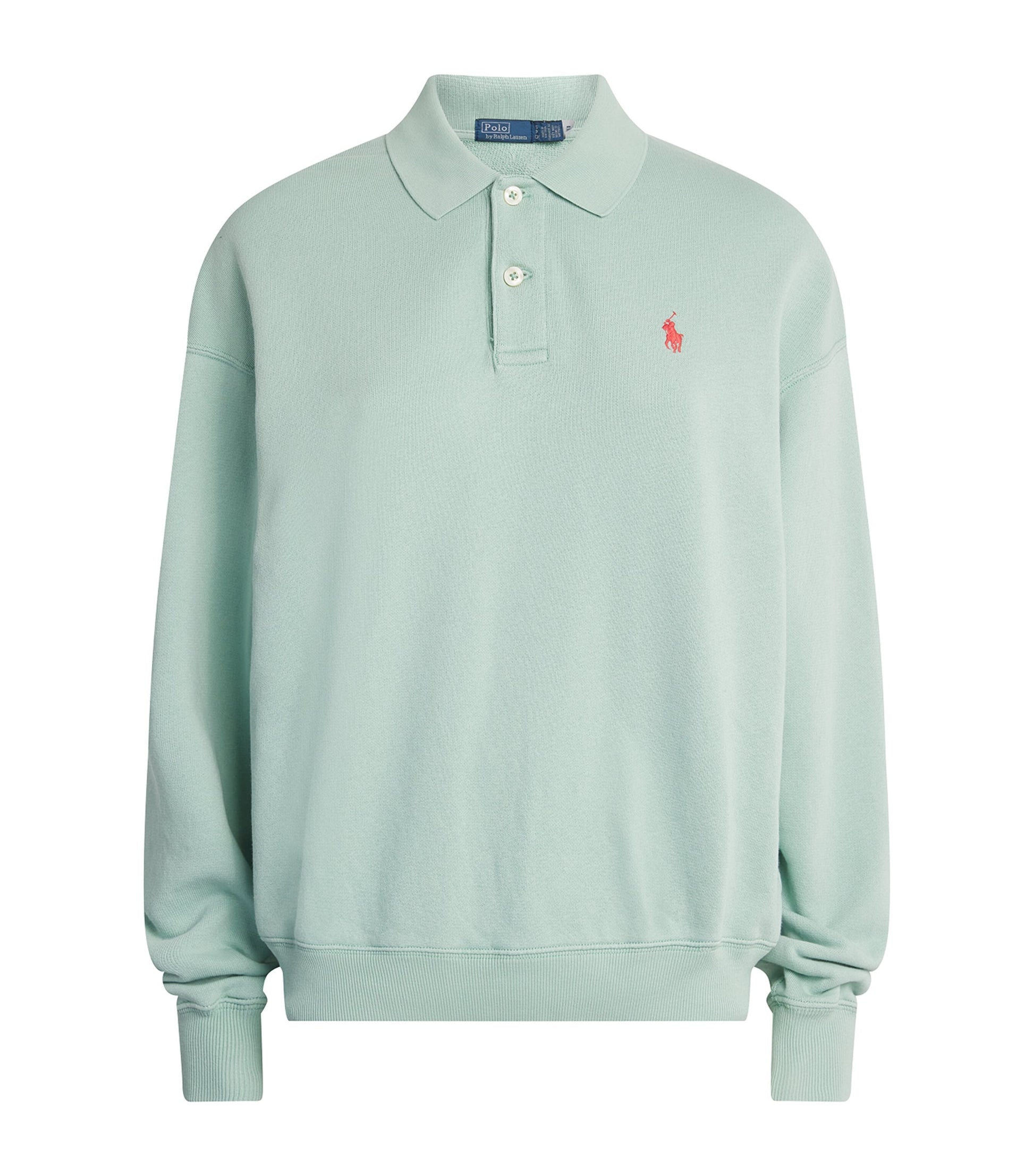 Fleece Polo Sweatshirt