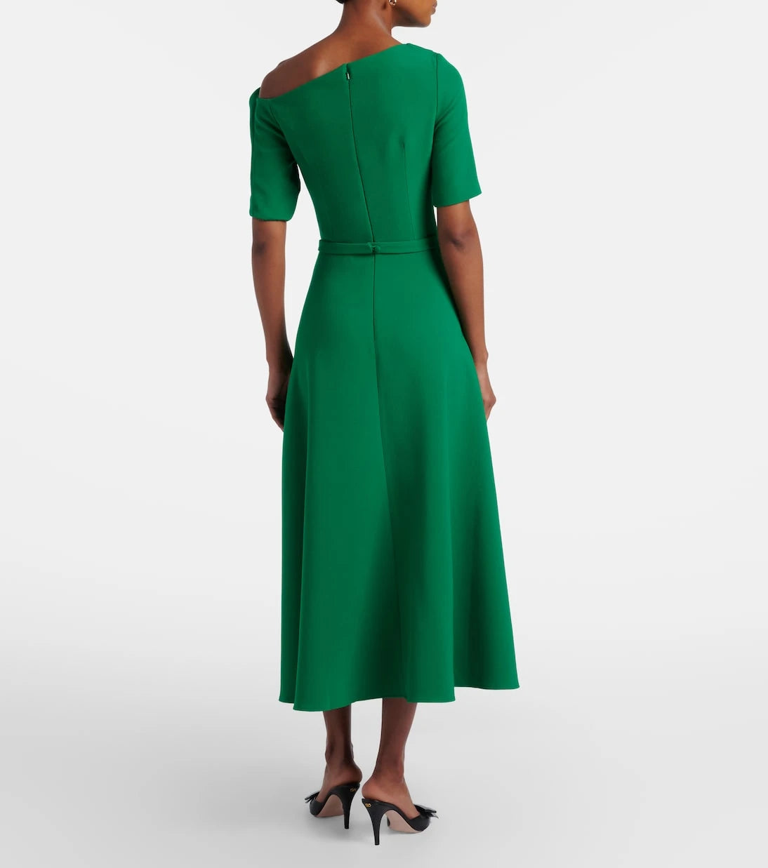Safiyaa - Stephanie draped crêpe cocktail dress