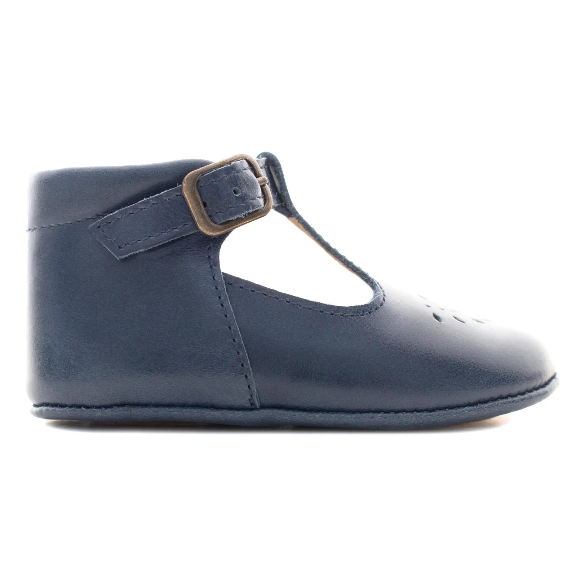 Poppée - Minimilton T-Bar Booties | Navy blue