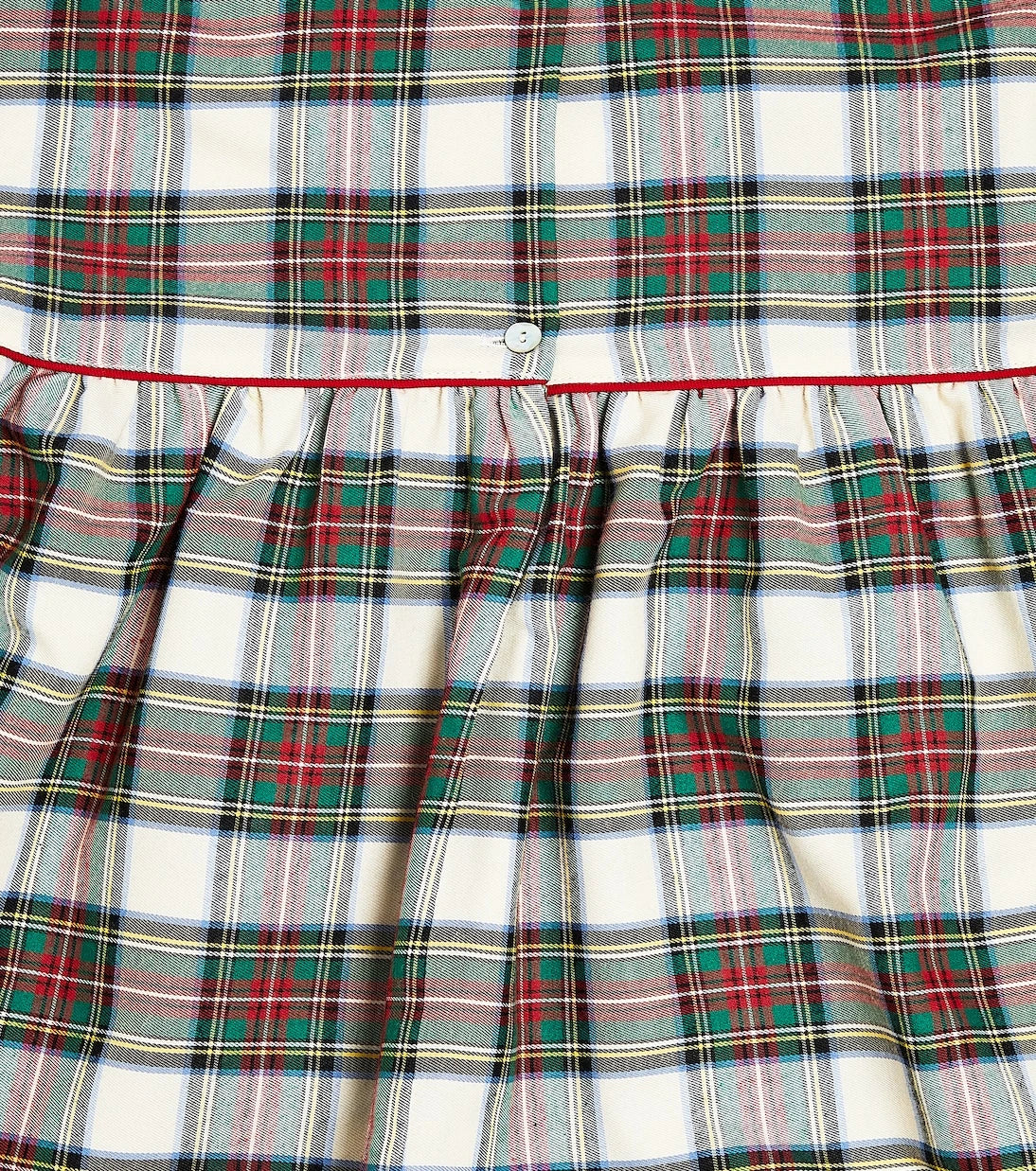 La Coqueta - Checked cotton-blend pajama dress