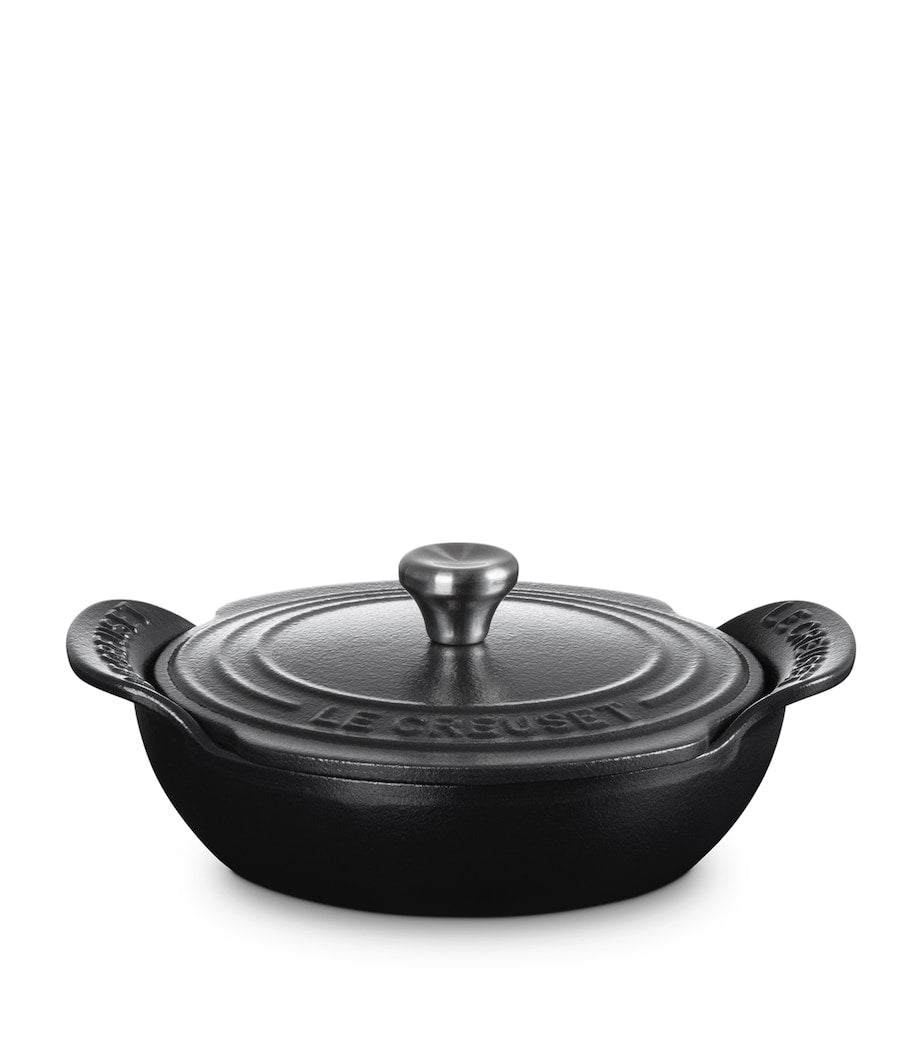 Set of 4 Cast Iron Gourmand Mini Braisers with Lids (13cm)