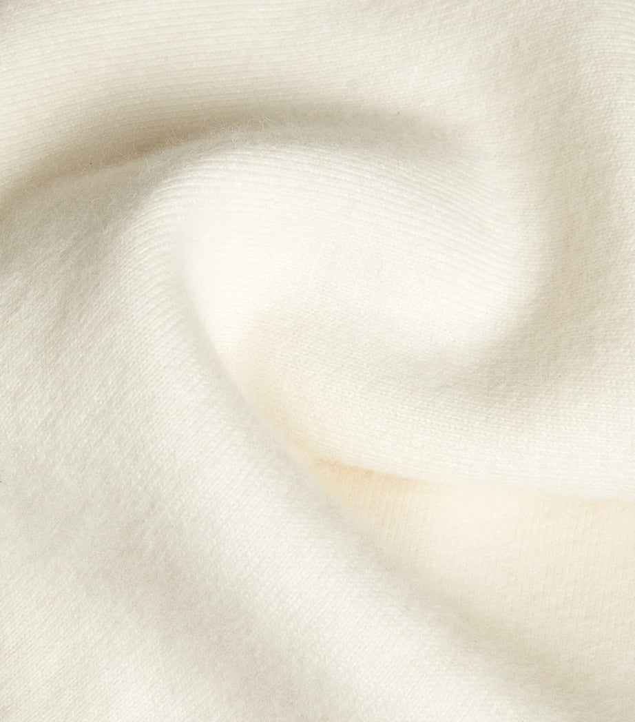 Yves Salomon Beige Mink-Pocket Wrap-Around Coat