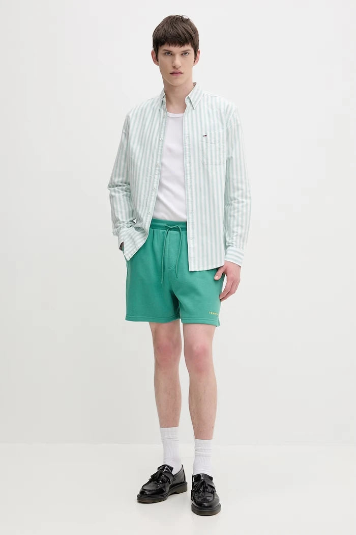 Tommy Jeans erkek pamuk gömlek