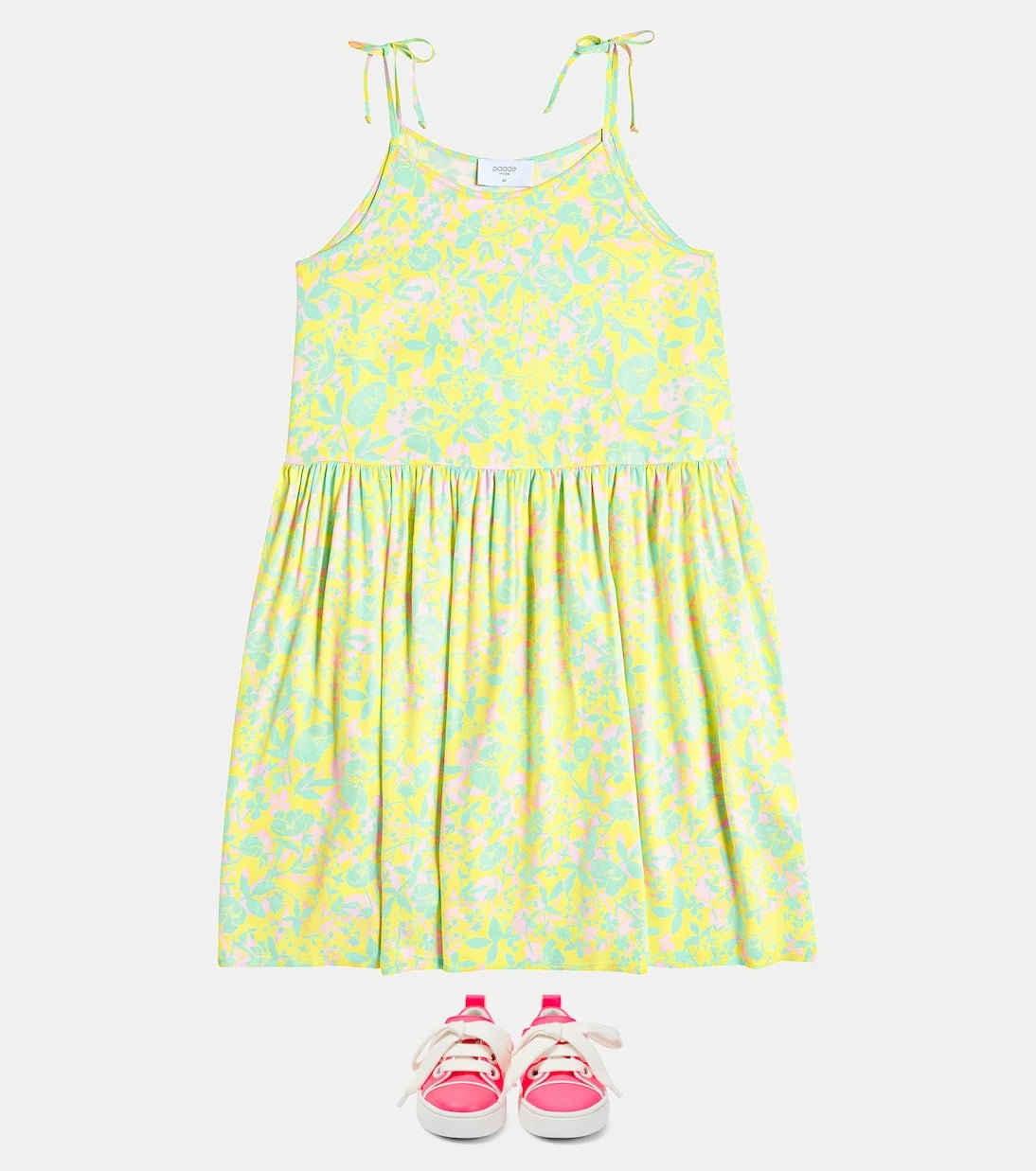 Paade Mode - Bow-detail floral chiffon dress