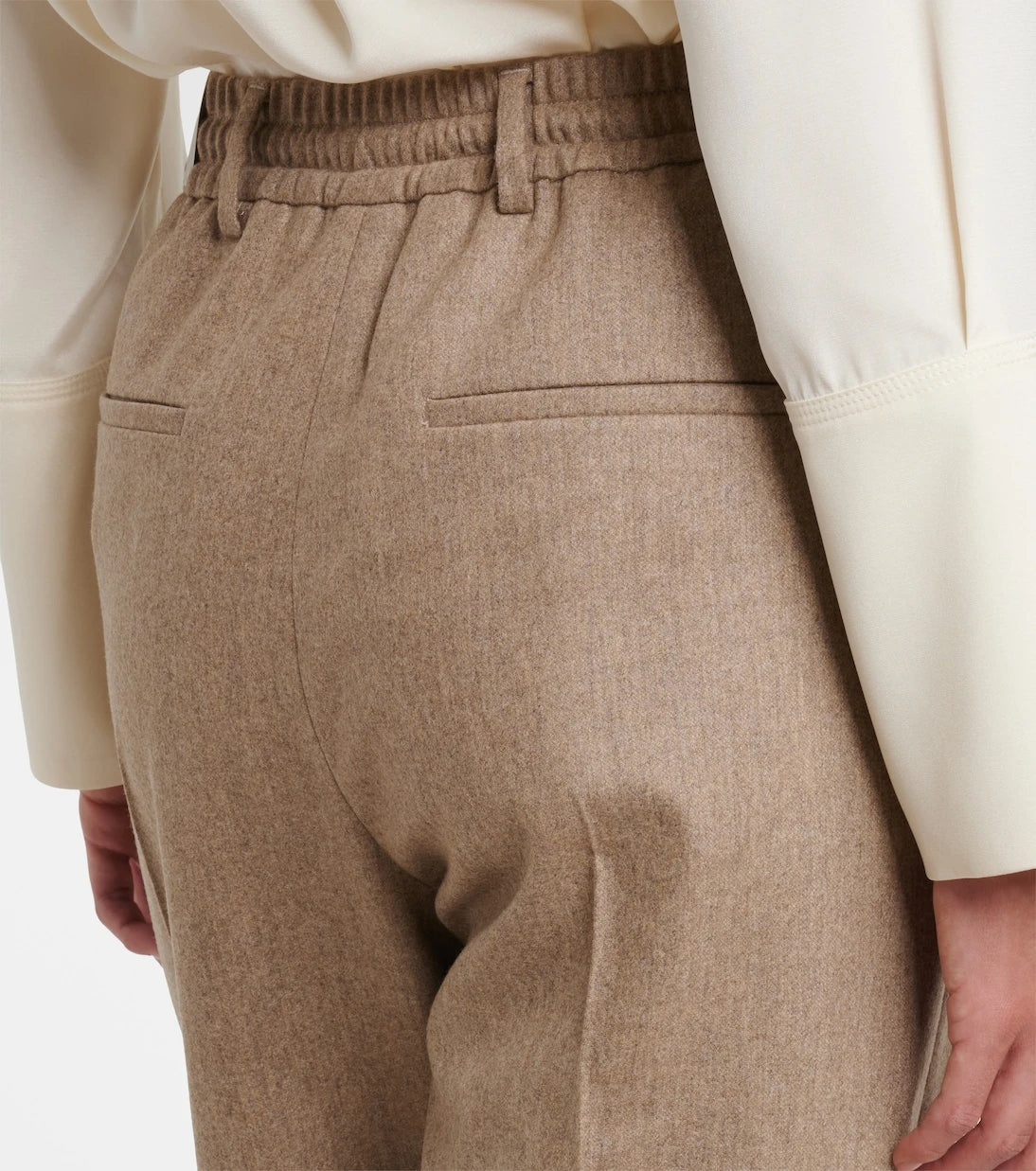 Eleventy - Wool and cashmere tapered pants