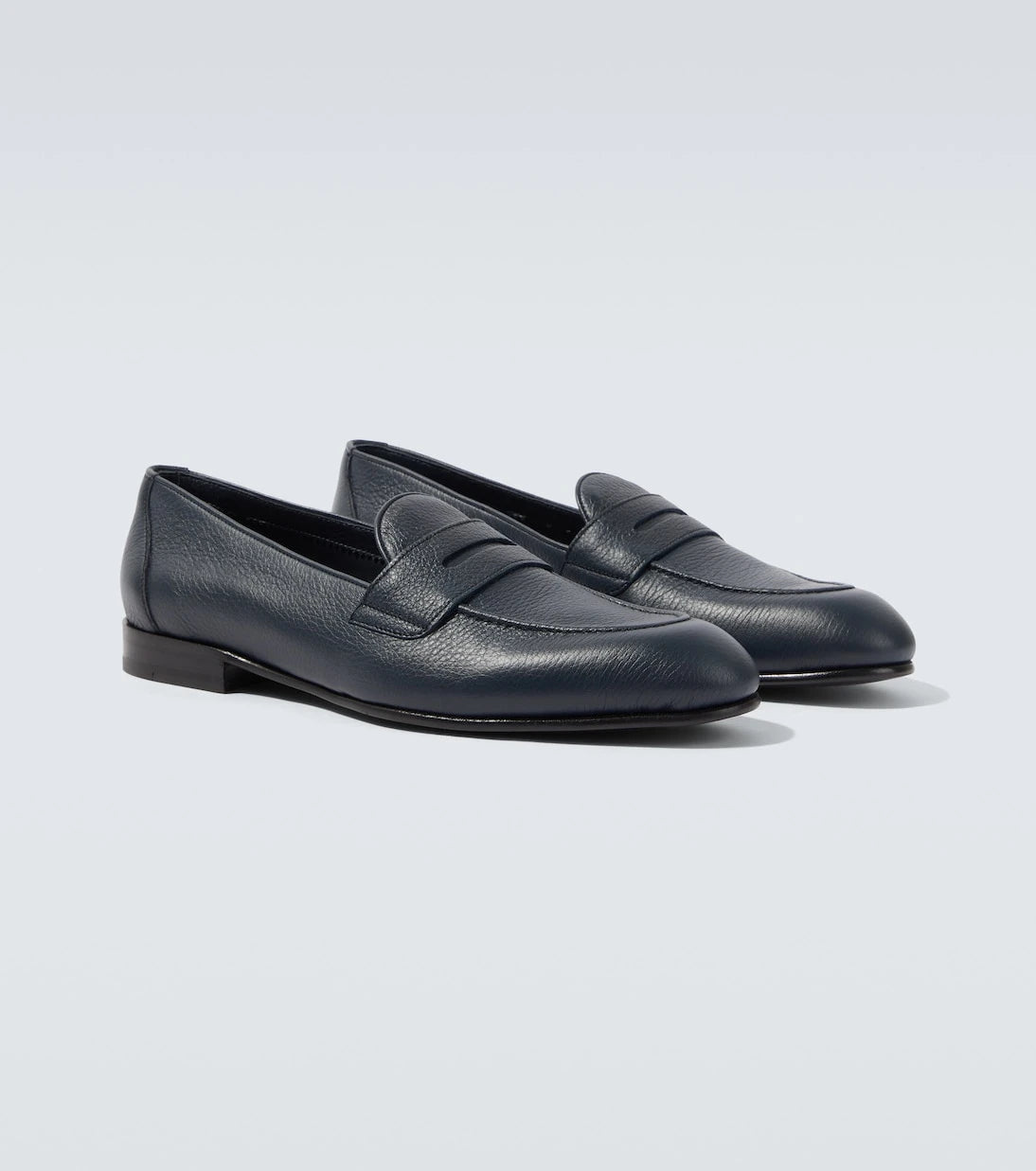 Brioni - Leather penny loafers