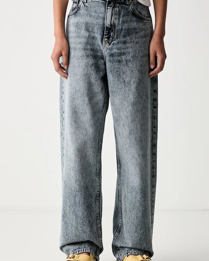 HUGO Blue relaxed fit kadın Leni_S_B kot pantolon