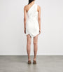 Cult Gaia White One-Shoulder Coreline Mini Dress