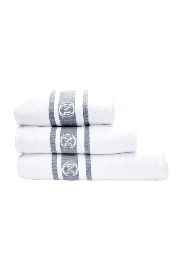 Голяма памучна кърпа Officine Monogram Monogram Line 50 x 100 cm
