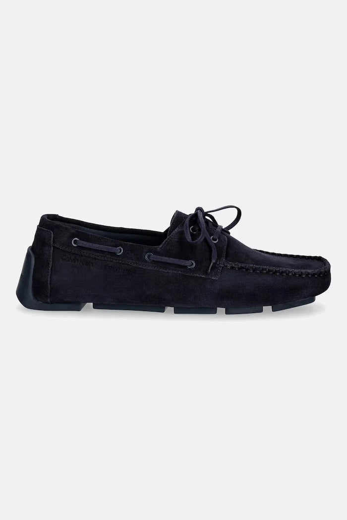 Calvin Klein Erkek Süet Mokasen DRIVER BOAT SU