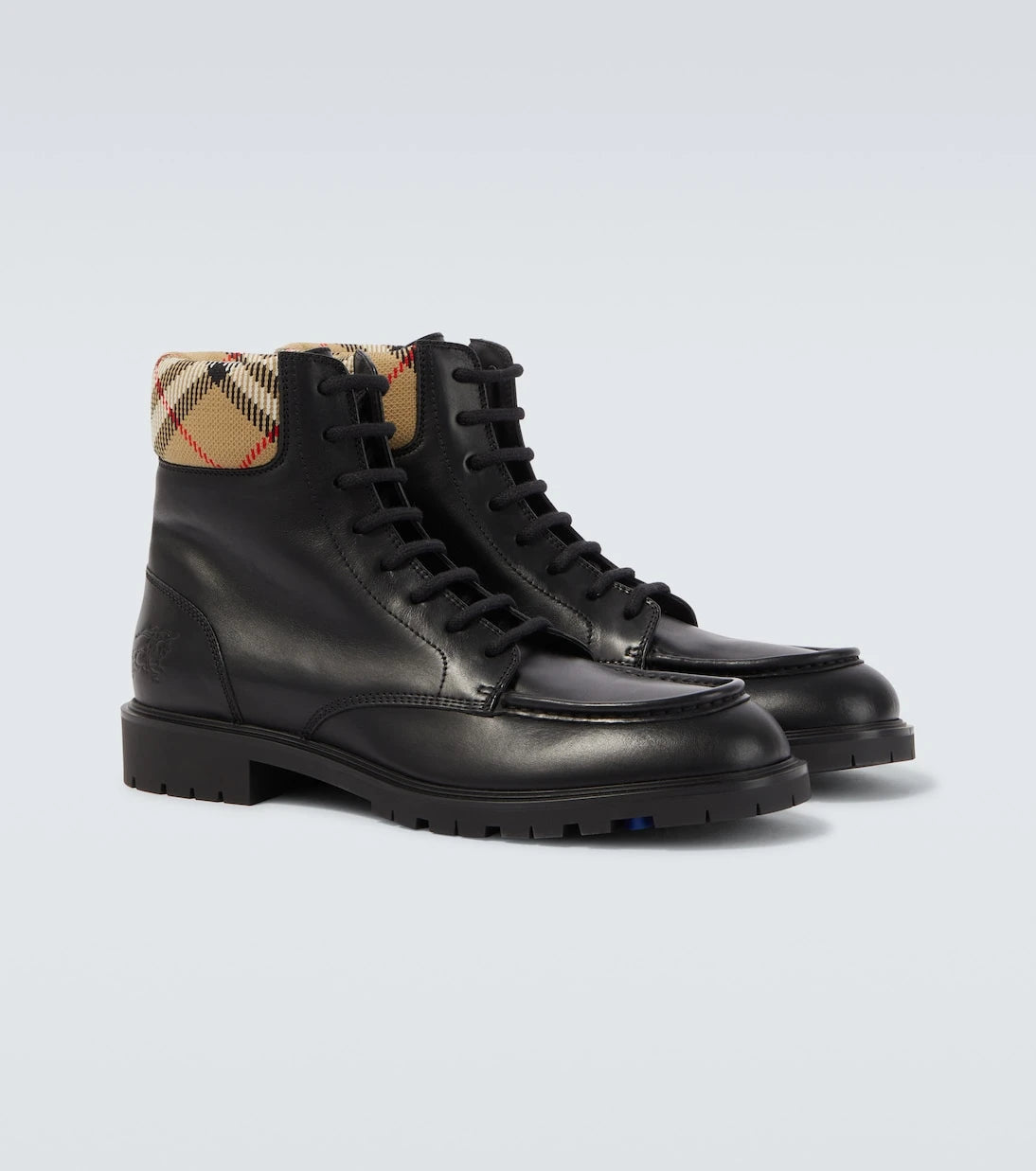 Burberry - Rogue leather combat boots