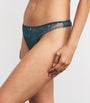 Blue Cotton Flawless Love Tanga Briefs
