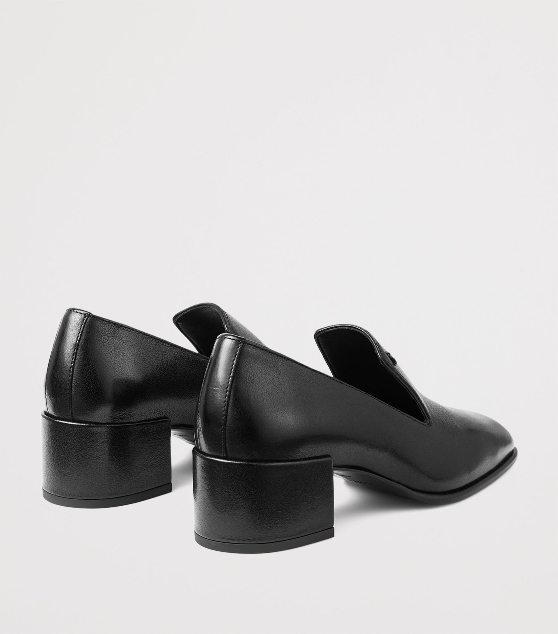 Eliot 45 Buffalo Leather Heeled Loafers