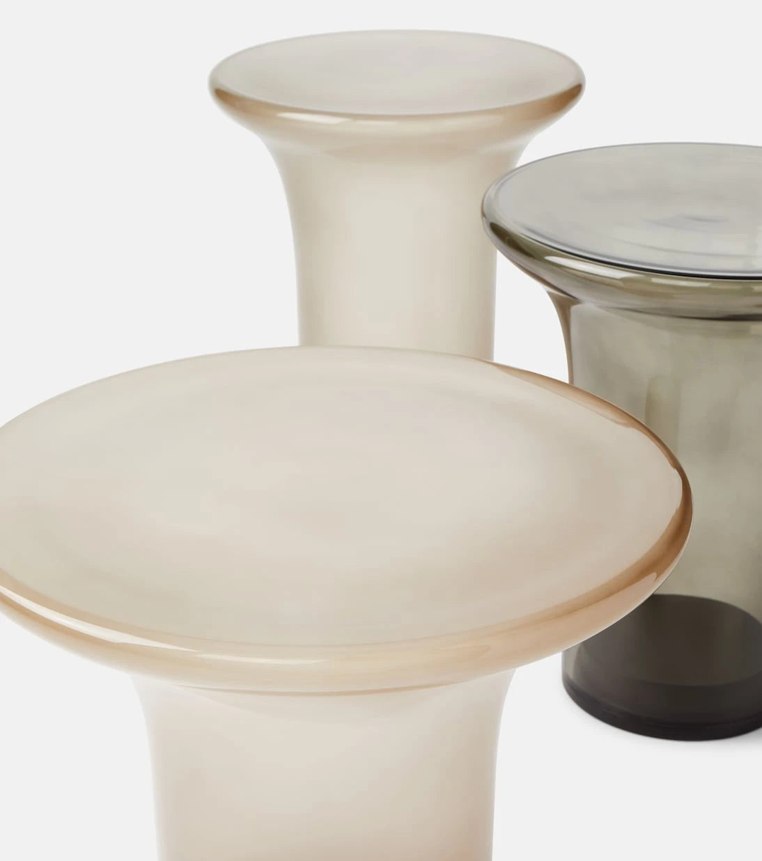 101 Copenhagen - Trumpet Low glass side table