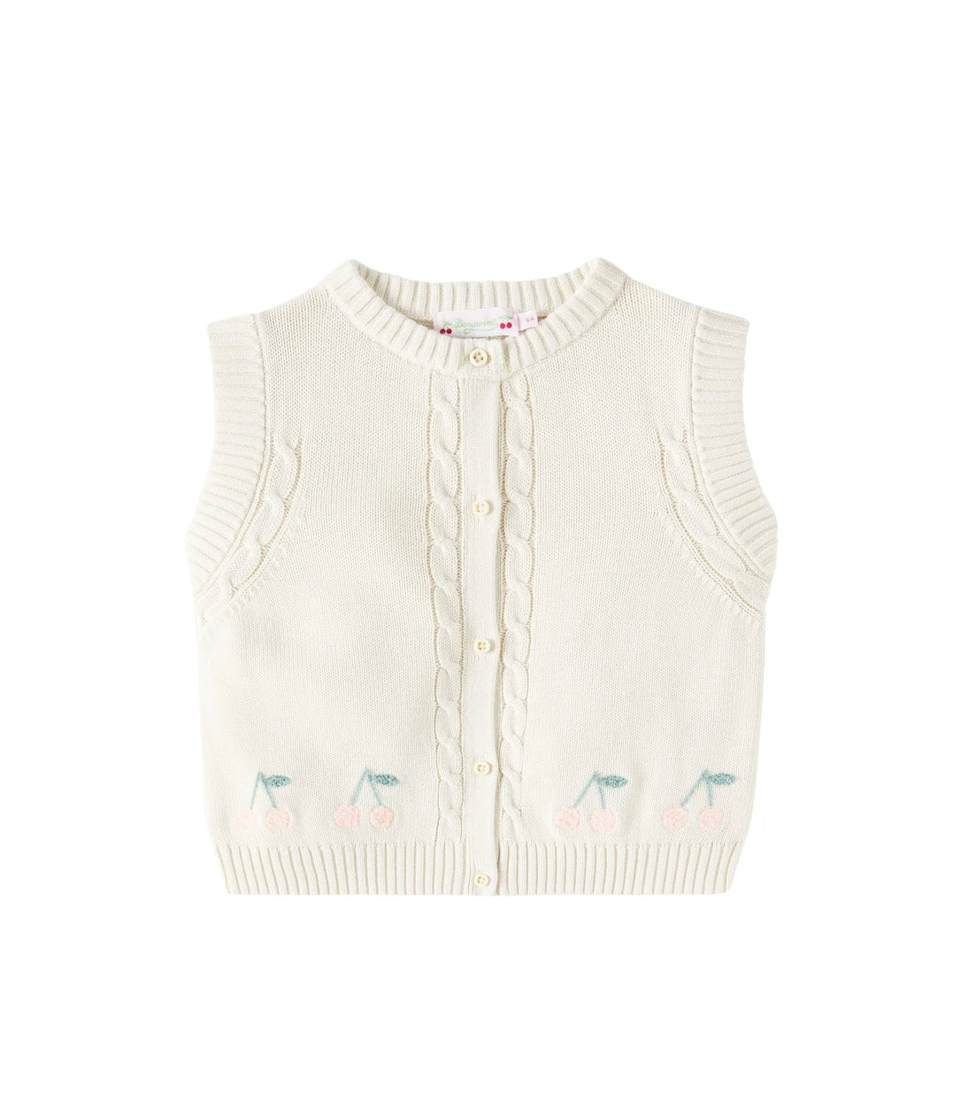 Bonpoint - Erini embroidered cotton vest