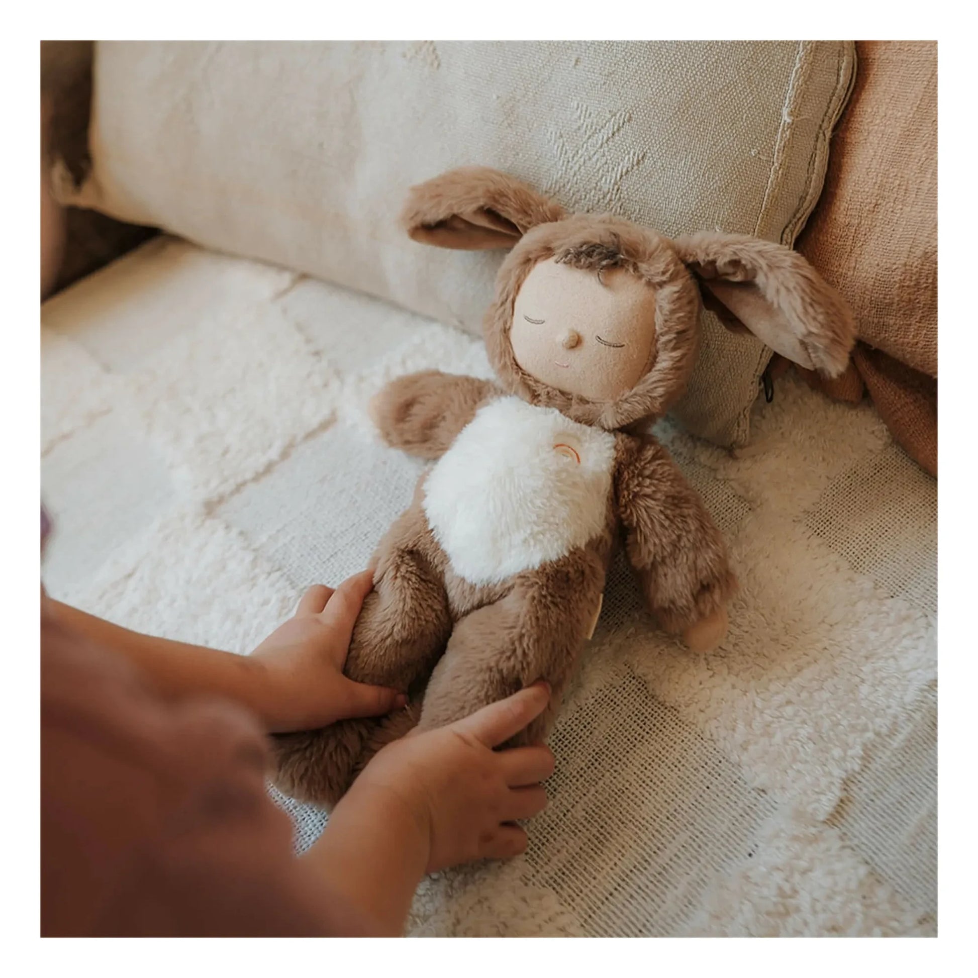 Olli Ella - Cozy Dinkum Dog Doll | Light brown