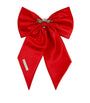 EMILY-LONDON Red Silk Luna Hair Clip