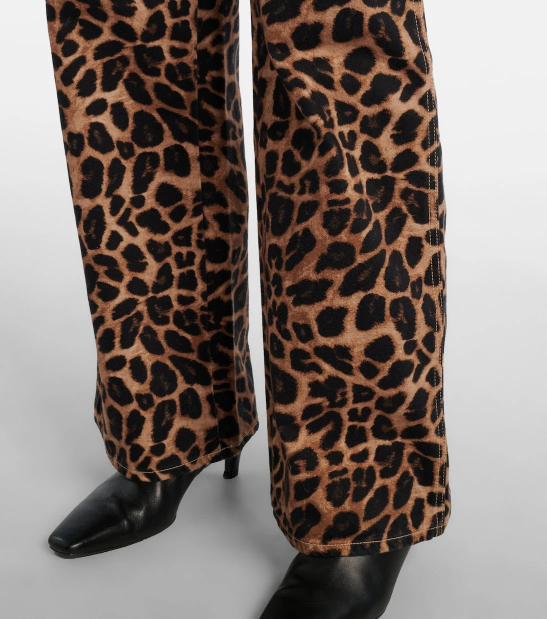 Veronica Beard - Leopard-print high-rise wide-leg pants