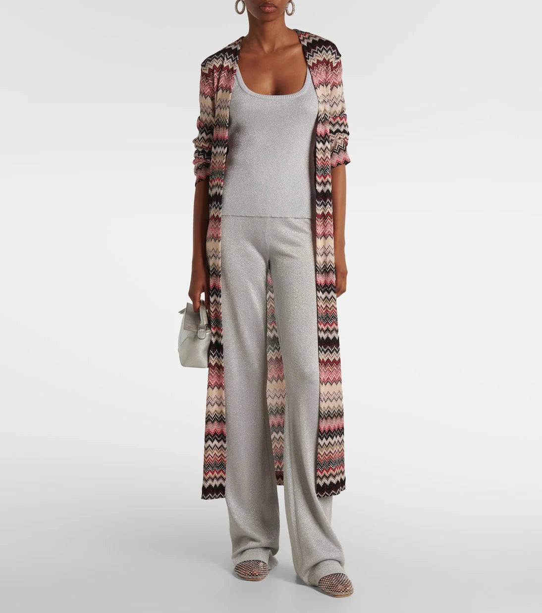 Missoni - بنطلون بقصة مستقيمة من اللاميه