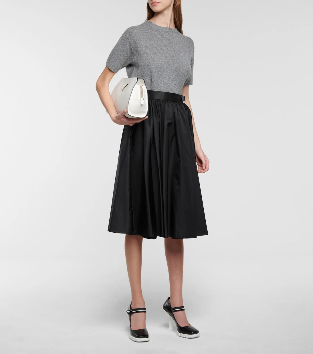 Prada - Re-nylon midi skirt