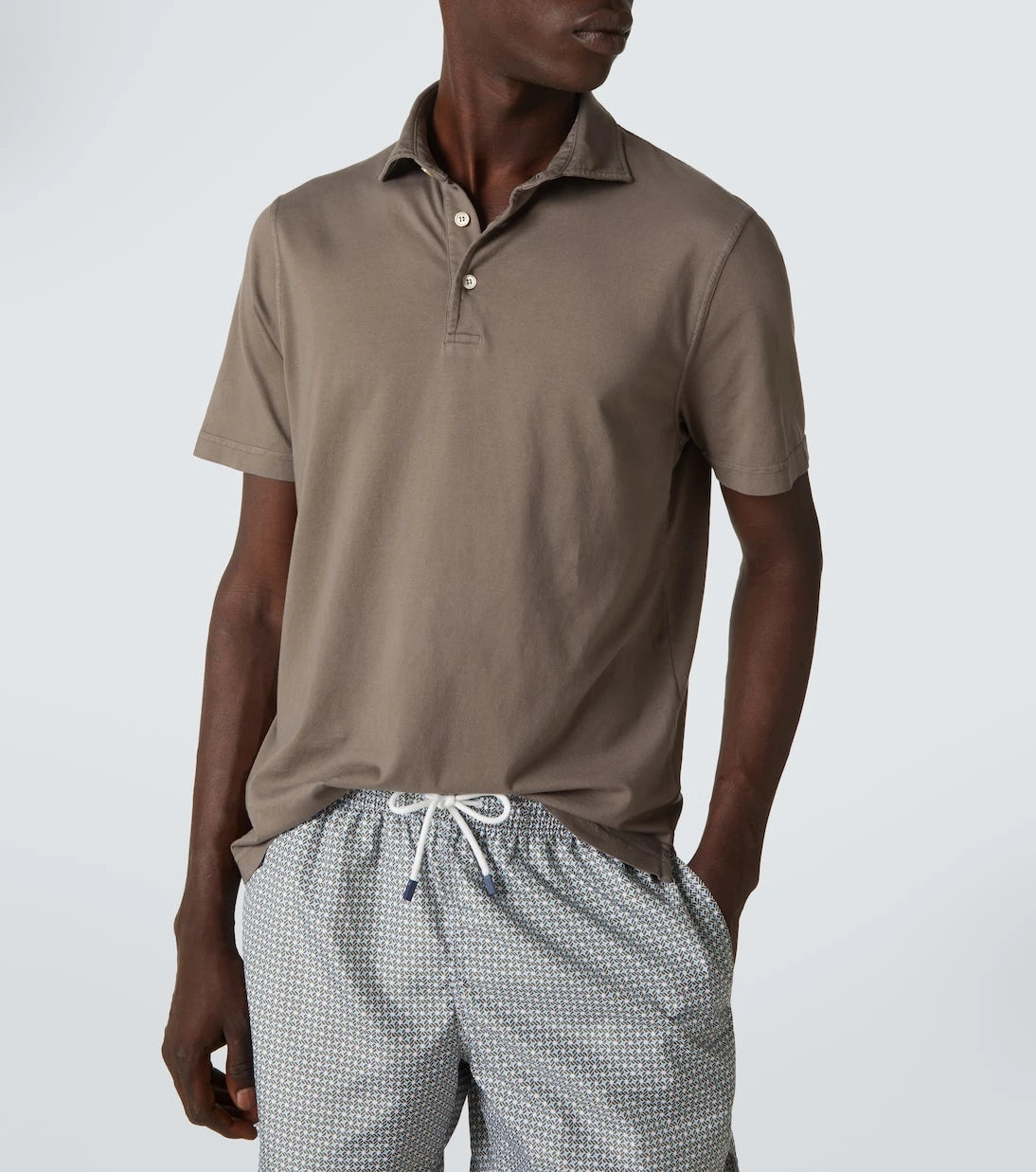 Fedeli - Zero cotton jersey polo shirt