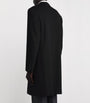 Canali Black Wool-Cashmere Overcoat