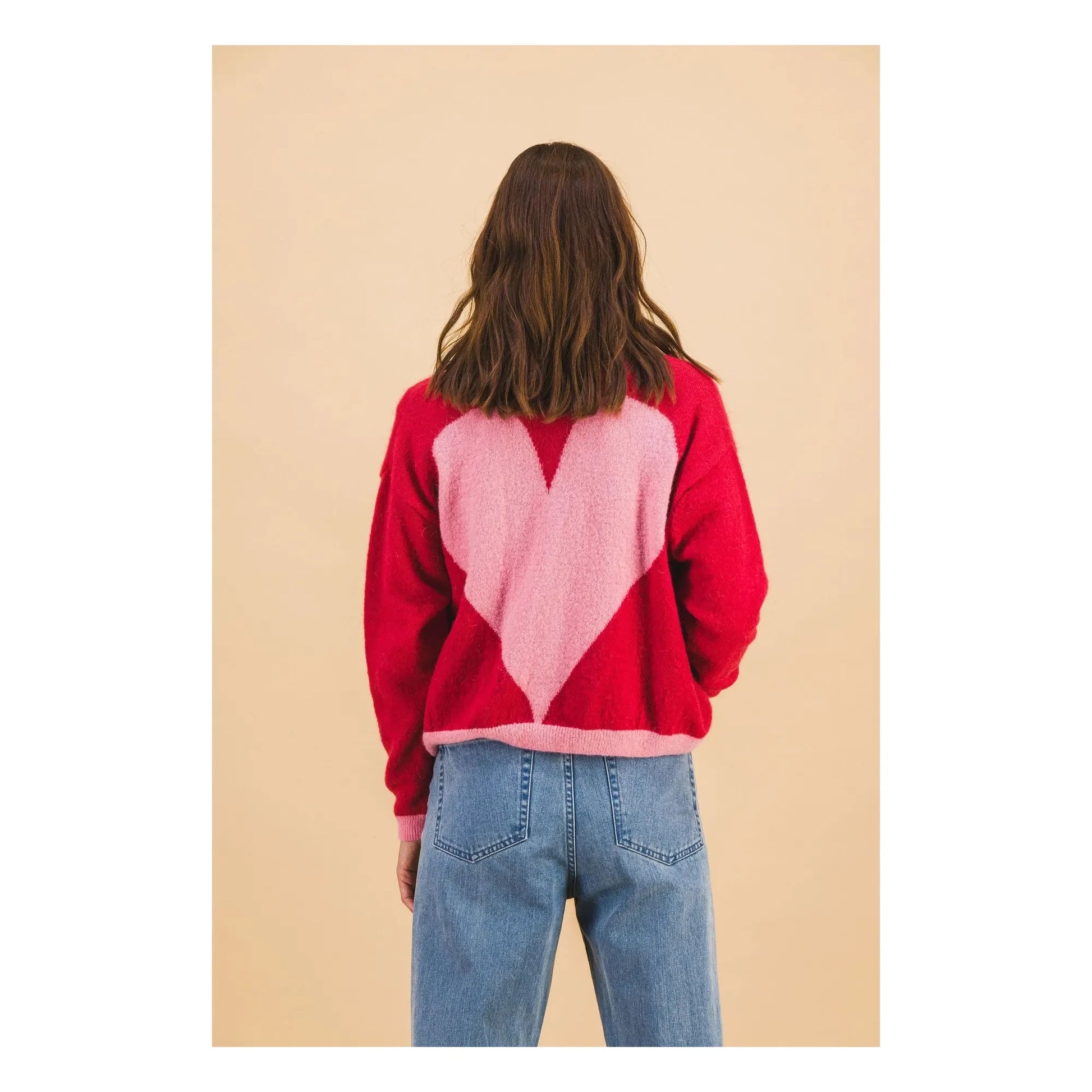 Elise Chalmin - Julia Cardigan | Pink/Red