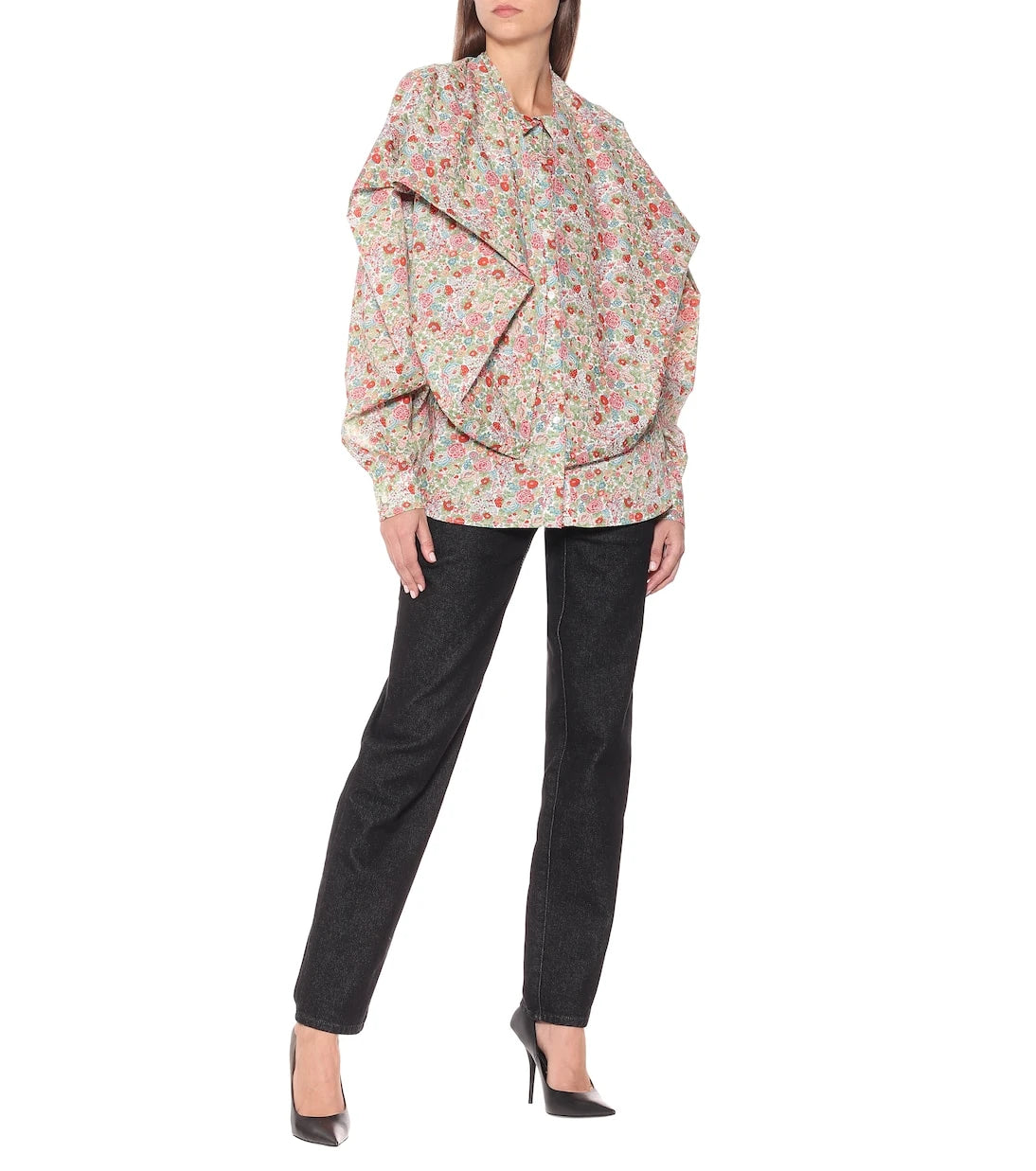 Y/Project - Floral cotton blouse