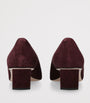 Roger Vivier Burgundy Suede Belle Vivier Pumps 45