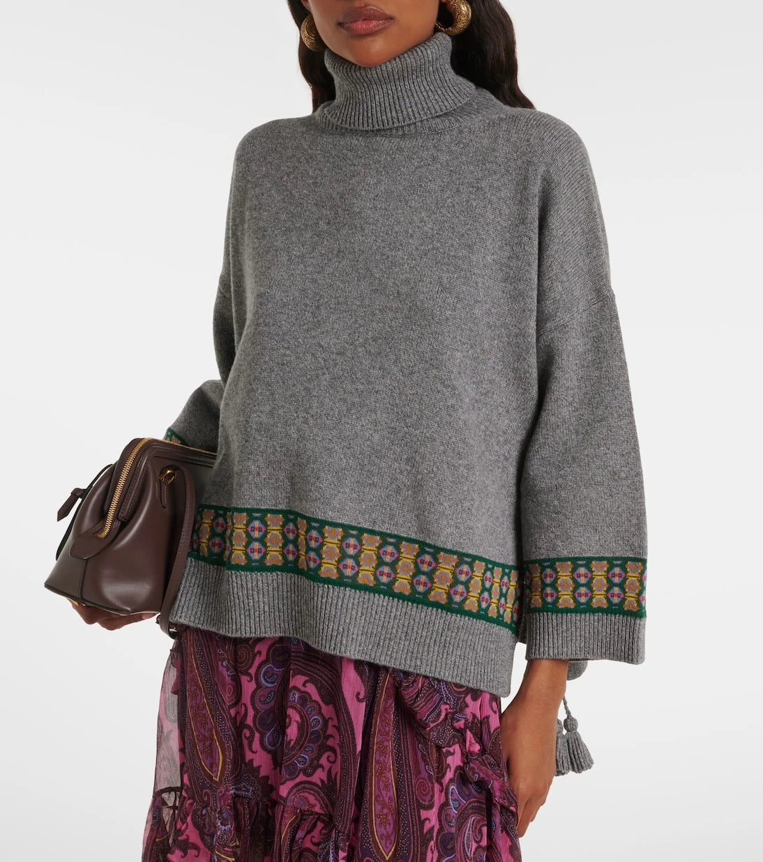 Etro - Wool, cashmere, and cotton-blend sweater