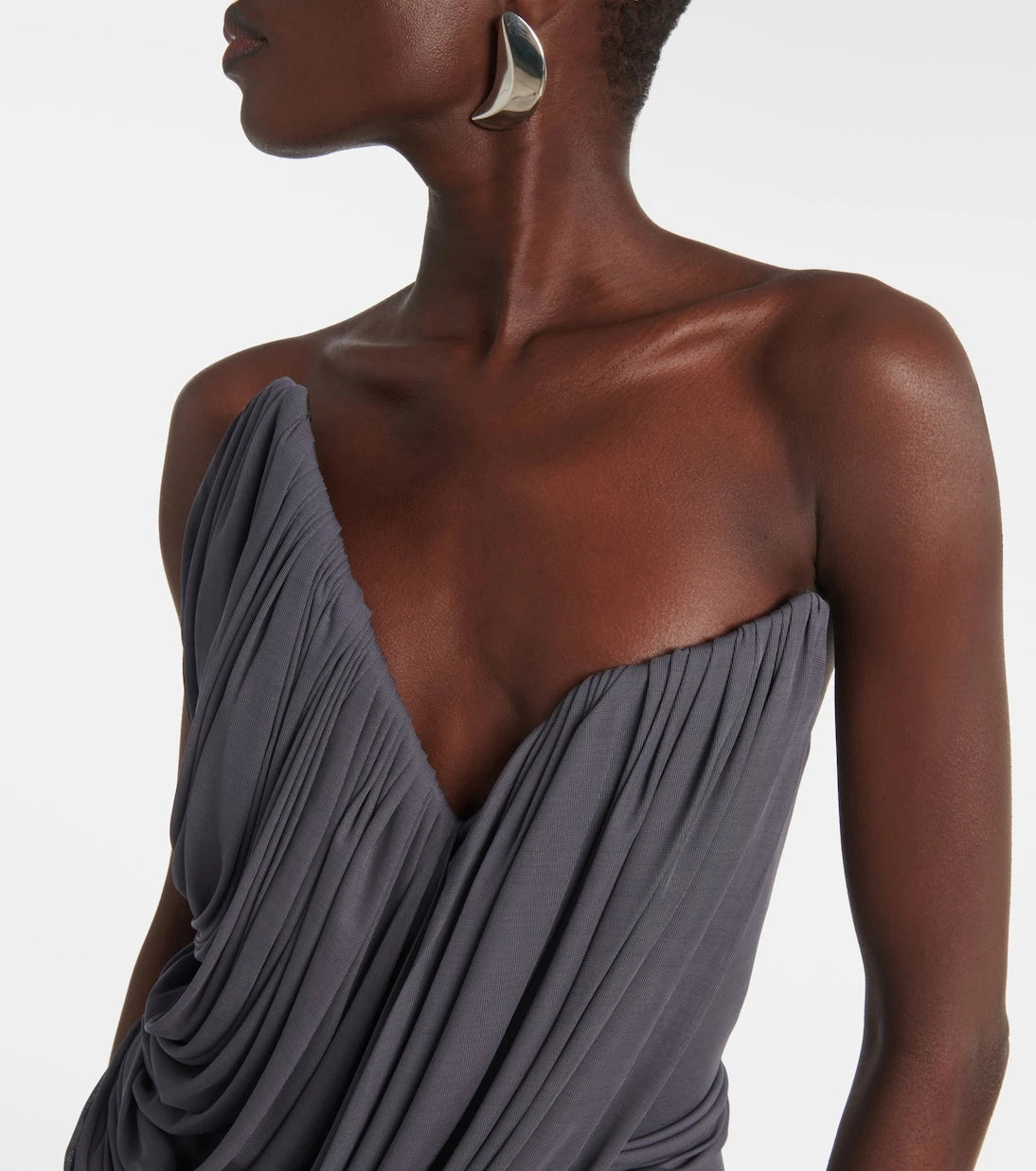 Maticevski - Systema gathered jersey gown