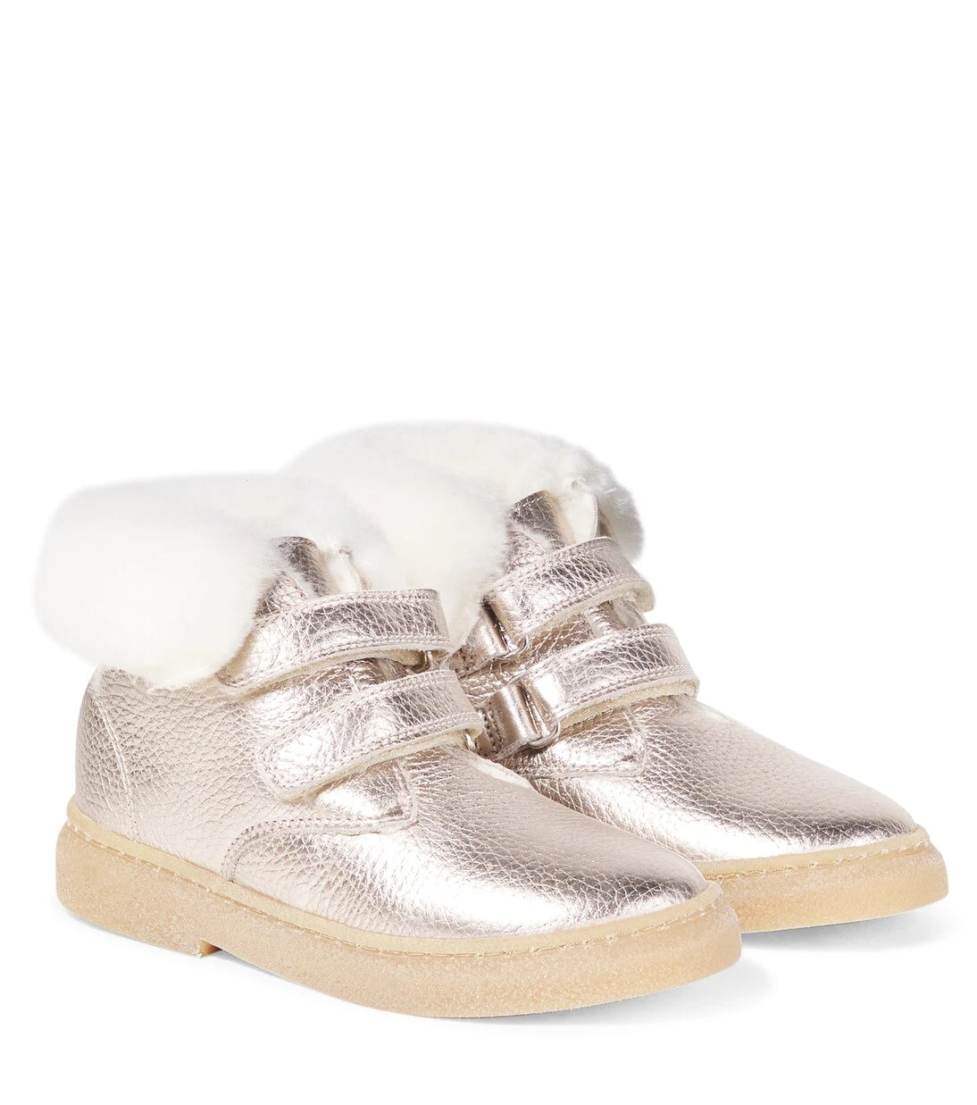 Pom d'Api - Trix Easy metallic leather ankle boots