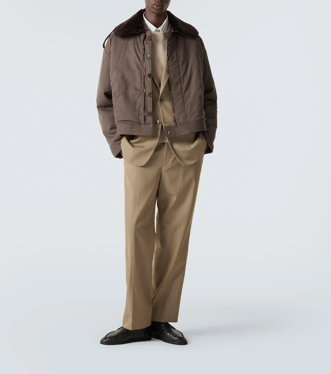 Auralee - Cotton gabardine blouson jacket