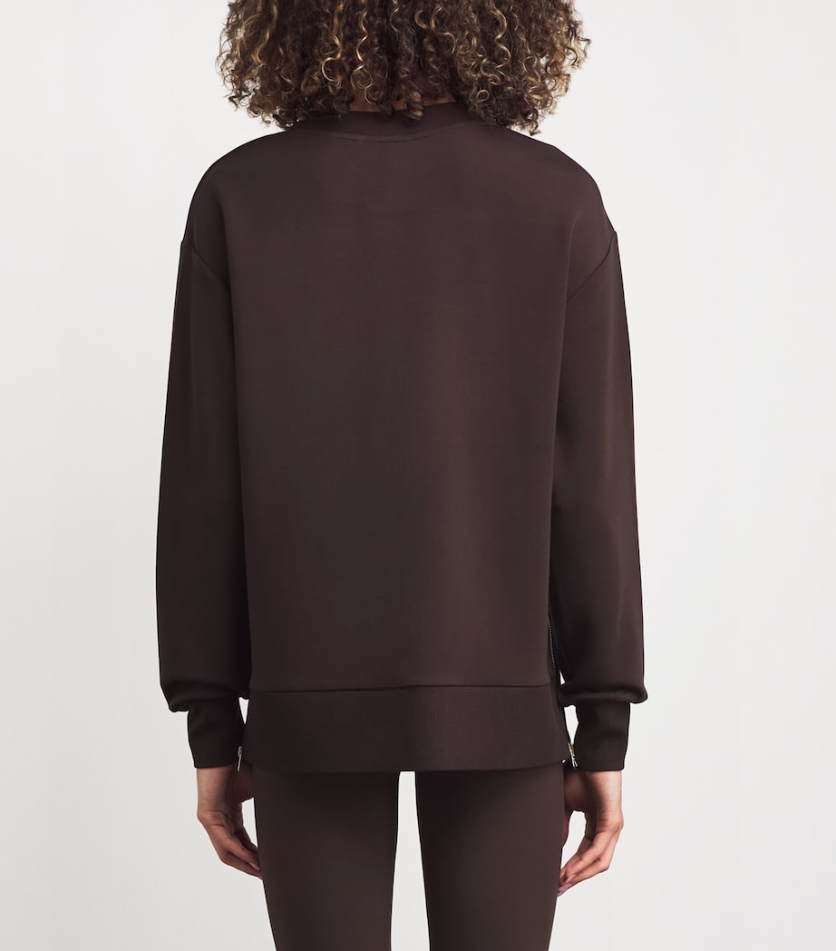 Varley Brown DoubleSoft Gabriella Sweatshirt