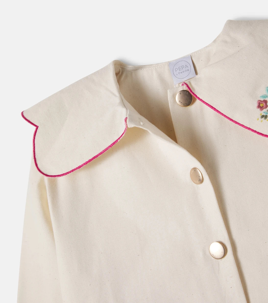 Pepa London - Embroidered cotton jacket