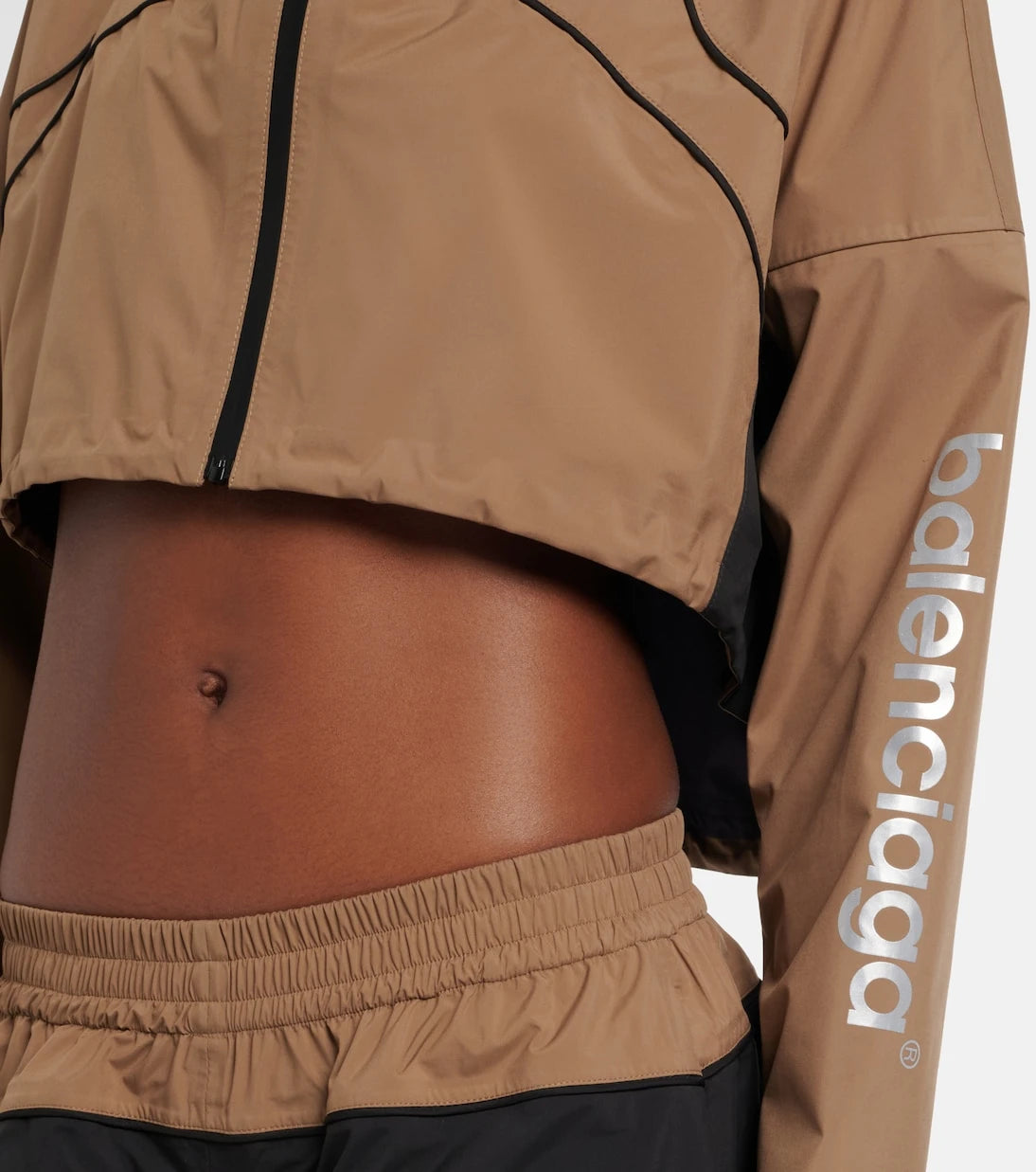Balenciaga - Cropped taffeta jacket