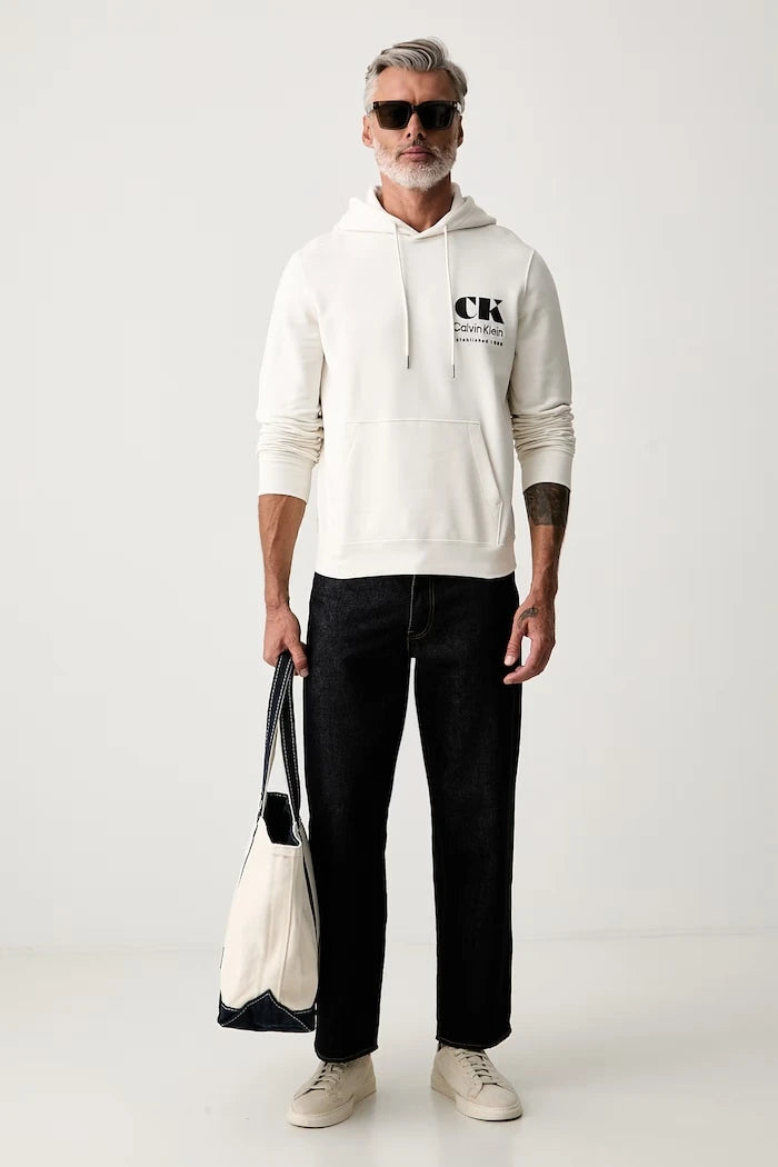 Calvin Klein Jeans суичър с качулка мъжки от памук